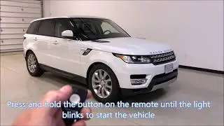 2016 Range Rover Remote Start system installed by Extreme Audio in the Richmond, VA area