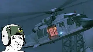 Rebel yell - But you're Pequod extracting Big Boss from a hot LZ - MGSV