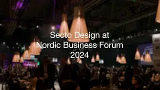 Secto Design lamps at Nordic Business Forum 2024