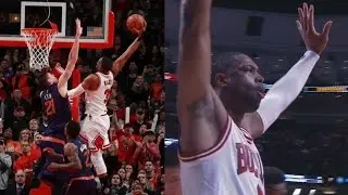 Dwyane Wade Dunks on Alex Len in Overtime! Suns vs Bulls