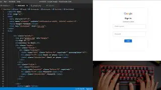 ASMR Programming - Design Google Gmail Login Form - HTML & CSS