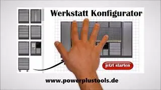 Werkstatteinrichtung zusammenstellen - Werkstatt Konfigurator Powerplustools