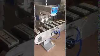 2 color ink cup tank conveyor pad printer