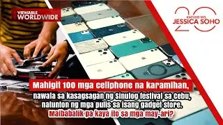 Over 100 phones stolen during Sinulog traced to a gadget store | Kapuso Mo, Jessica Soho