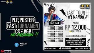 FREE PLP POSTER FAST TURNAMENT FREE FIRE CS | V68