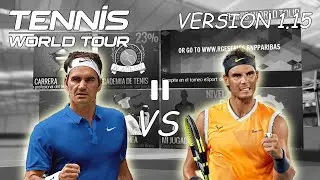 Tennis World Tour PS4 Gameplay | El Video que Nunca Sub&iacute;, Federer vs Nadal | marratxiboy