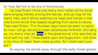The Merry Adventures of Robin Hood by Howard Pyle (Book Reading, British English Female Voice)