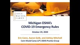 Michigan OSHA's COVID-19 Emergency Rules