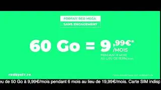 RED BY SFR R&eacute;union - MEGA PROMO 60 Go