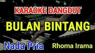 BULAN BINTANG - Karaoke Nada Pria [ Rhoma Irama ]