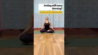 Feeling stiff every morning #yoga #yogapractice #yogaforbeginners #yogapostures #yogareels #youtube