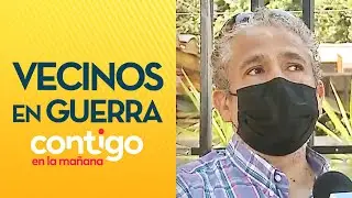 ¡ENFRENTADOS! Guerra de vecinos por ampliación que ocupa la vereda - Contigo en La Mañana