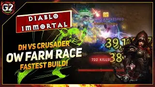 DH Vs Crusader OW Farm Race | Fastest Build | Diablo Immortal