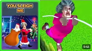 Scary teacher ka christmas kharab kar Diya 😅😅 scary teacher christmas event #2 #subscribe#vairal