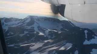 Air Iceland Fokker 50 Reykjavik-Akureyri Safety, Takeoff, Inflight, Landing NV120