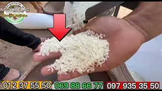 Ricemill Machine Review by khmer Fammerម៉ាសុីនស្រូវខ្នាតតូចង៉ូវឃាង