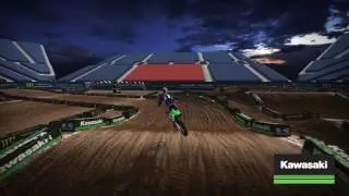 Salt Lake Supercross - Kawasaki Track Map 2017