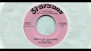 KEVIN BLACK AND DONNA SHIPP / WHAT'S ON YOUR MIND / 1987 / A-SIDE / ''7 VINYL / 80'S