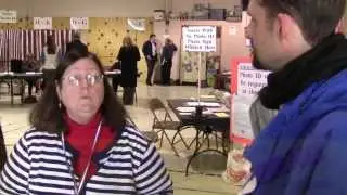 Voter Oppression - Election Officials Steal Fliers, Intimidate Voters