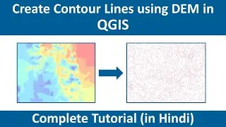How to Create Contour using DEM in QGIS  | Generate contours from DEM | QGIS contour map
