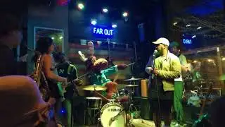 Morris Moose plays with the open jam band at The Big Legrowlski (04-16-2023)