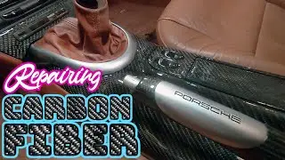 How To Repair CARBON FIBER (Porsche 996 Interior repair)