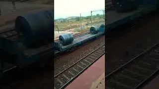 🔴 Live Steel Coil Loaded Train......