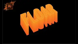 3D Typography Effect in Illustrator | Illustrator Tutorial