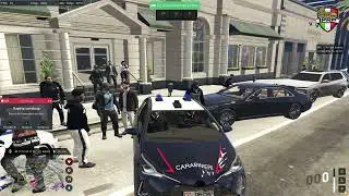 12 *ANGRY* people vs 3 cops | IPRP 🔥 FLAME 🔥FIVEM GTA RP | NO CLICKBAIT