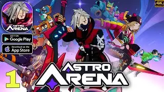 Astro Arena: Star Clash PvP ( KRAFTON ) CBT Gameplay walkthrough part 1 (Android/iOS)