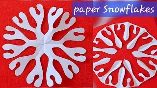 Snowflake Paper Craft | Paper Snowflake ❄️ ❄️ #snowflake  #papercraft