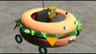GMOD [E2] Spongebob burger car