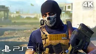 Call of Duty Modern Warfare 2 PS5 &mdash; Соуп уничтожает Грейвса и его танк (4K ULTRA HD PS5) COD MW2