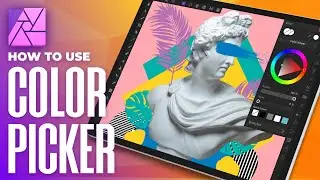How To Use The Color Picker In Affinity Photo for iPad