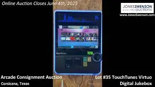 Lot #35 - TouchTunes Virtuo Digital Jukebox