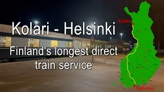 Finland's longest direct train service - Kolari-Helsinki