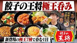 【これは最強】極王7種が新登場。餃子の王将で豪遊呑みして〆ラーする酒飲み独身男の週末。【中華/ジャストサイズ/ハイボール/宅飲み/晩酌】