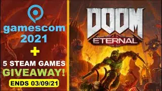 gamescom 2021| DOOM Eternal & 4 other highly rated Steam games giveaway - GAMEPICKS Weekly