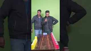 Paper Glass Collect 🤫😂 #shorts #viral #funny #trending #challenge #fyp #new #family #video