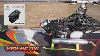 ラジコンヘリコプター　FUTABA最強サーボHPS HC700をPROTOS700Nitroに搭載したらヤバい飛びになった！！