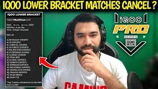 IQOO LOWER BRACKRT MATCHES CANCEL ? GE PLAYING IQOO LOWER BRACKRT 😱 BGMI