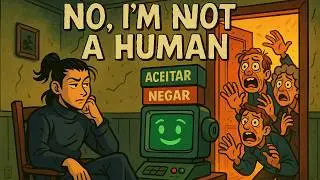 COLOQUEI uma IA pra jogar NO, I’M NOT HUMAN… e o FINAL foi BRUTAL!