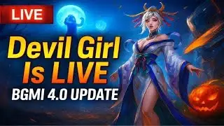 🔴 New Update 4.0 GAME PLAY With Me DEVIL GIRL IS LIVE one v one #shortlive #explore #pubg # BGMI