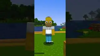 I added the Simpsons to #minecraft #cursedminecraft #minecraftmemes