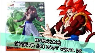 Unboxing Dragon Ball Gogeta SS4 Soft Vinyl DX