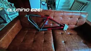 O coração da nova bike chegou! Unboxing Quadro Rava Nazca, 4K