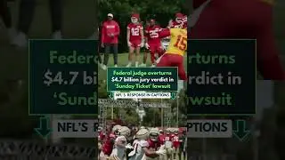 🏈 NFL thanked Judge Gutierrez in a statement released following the decision. #shorts #shortsvideo