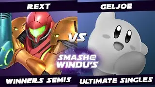 Smash @ Windu's 170 - Rext (Samus, Duck Hunt) vs GelJoe (Kirby, Lucas) - Winners Semis SSBU