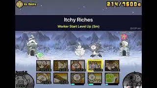 The Battle Cats | Cats in the Snow - Icy Desire Speedrun (Fast NP Farm)