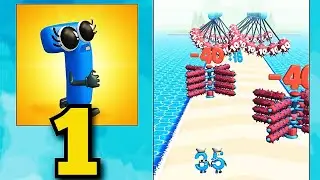 Number Master Merge 3D Run All Levels Gameplay Part 1